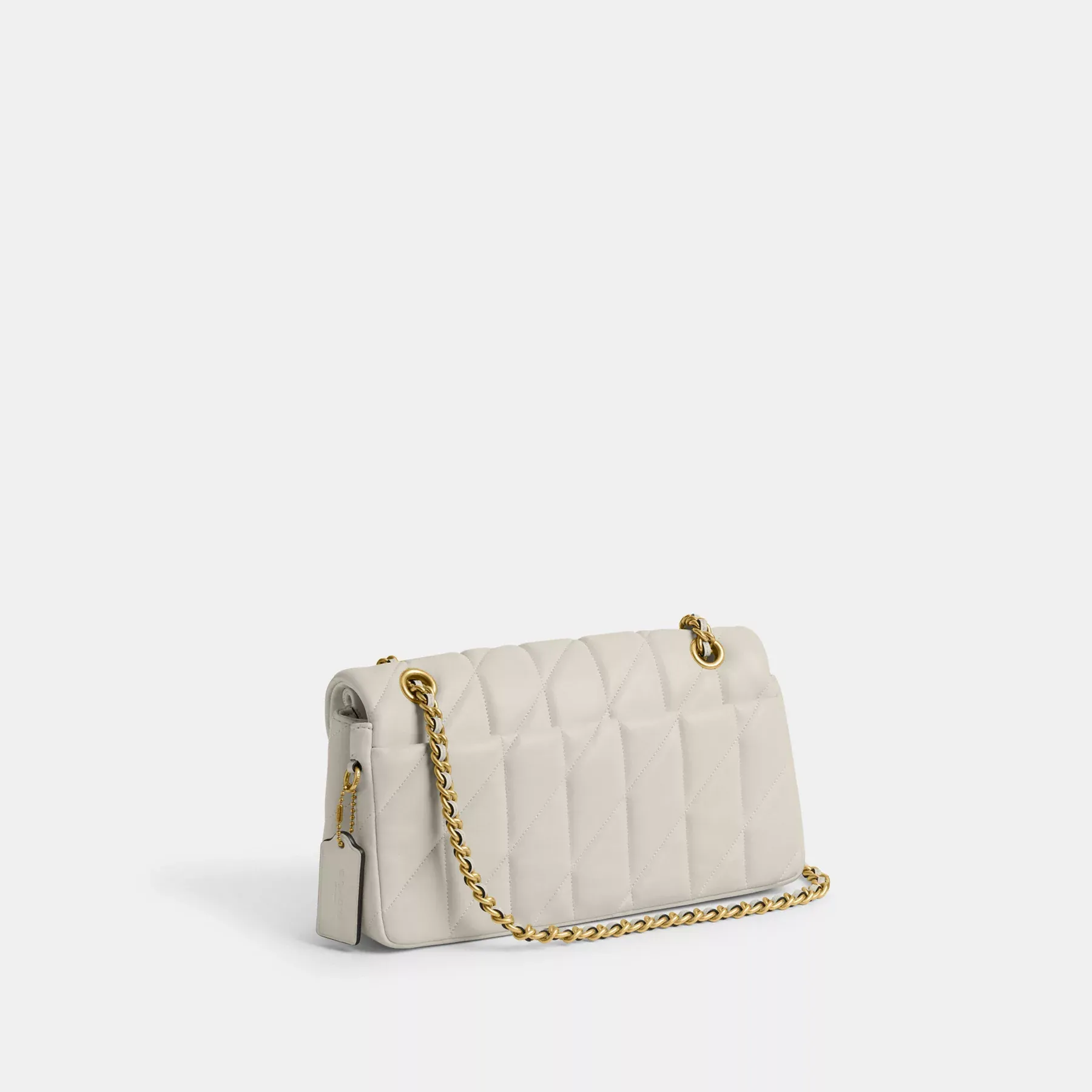 COACH Tabby Schultertasche 26 mit Kissensteppung Kreide