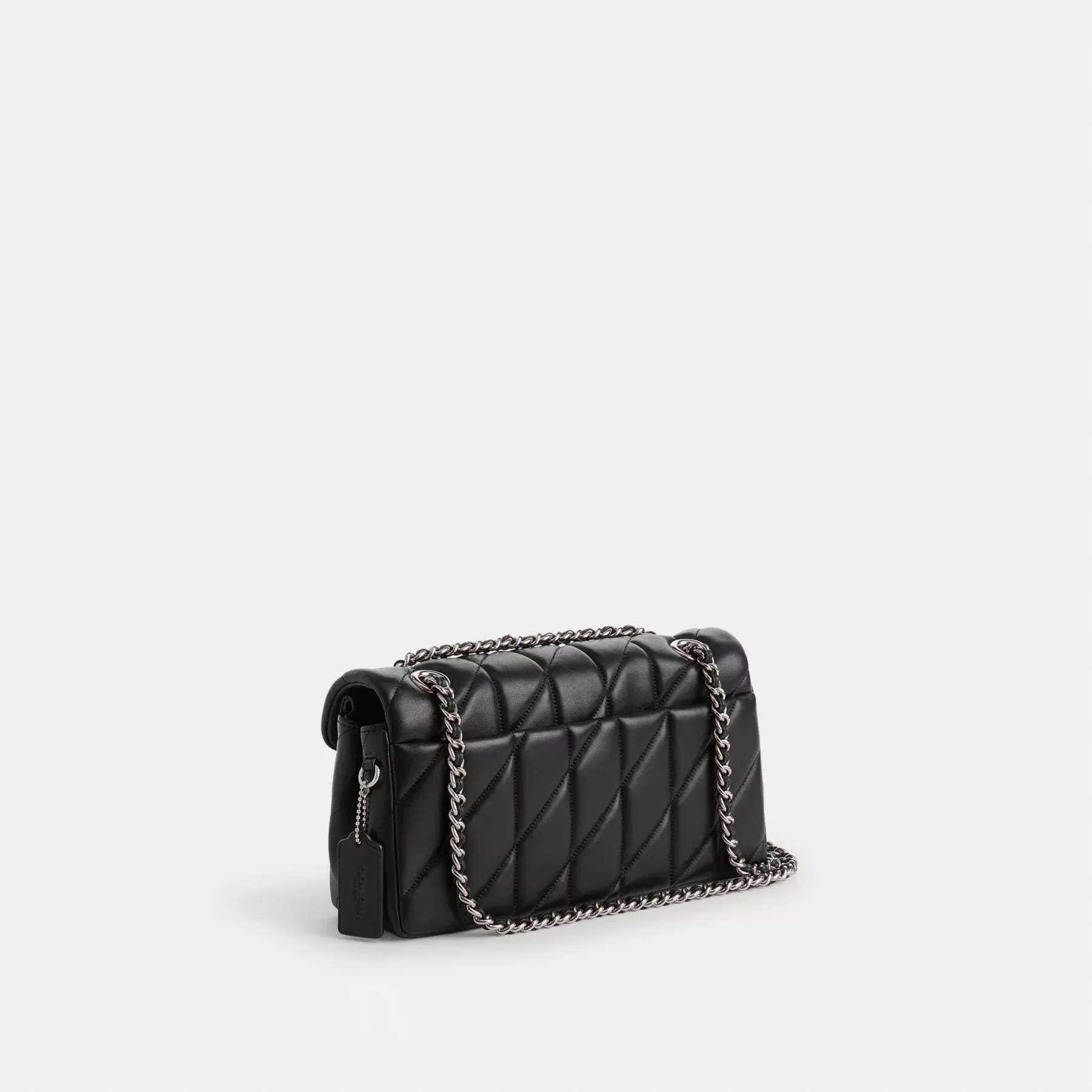 COACH Tabby Schultertasche 26 mit Kissensteppung Schwarz