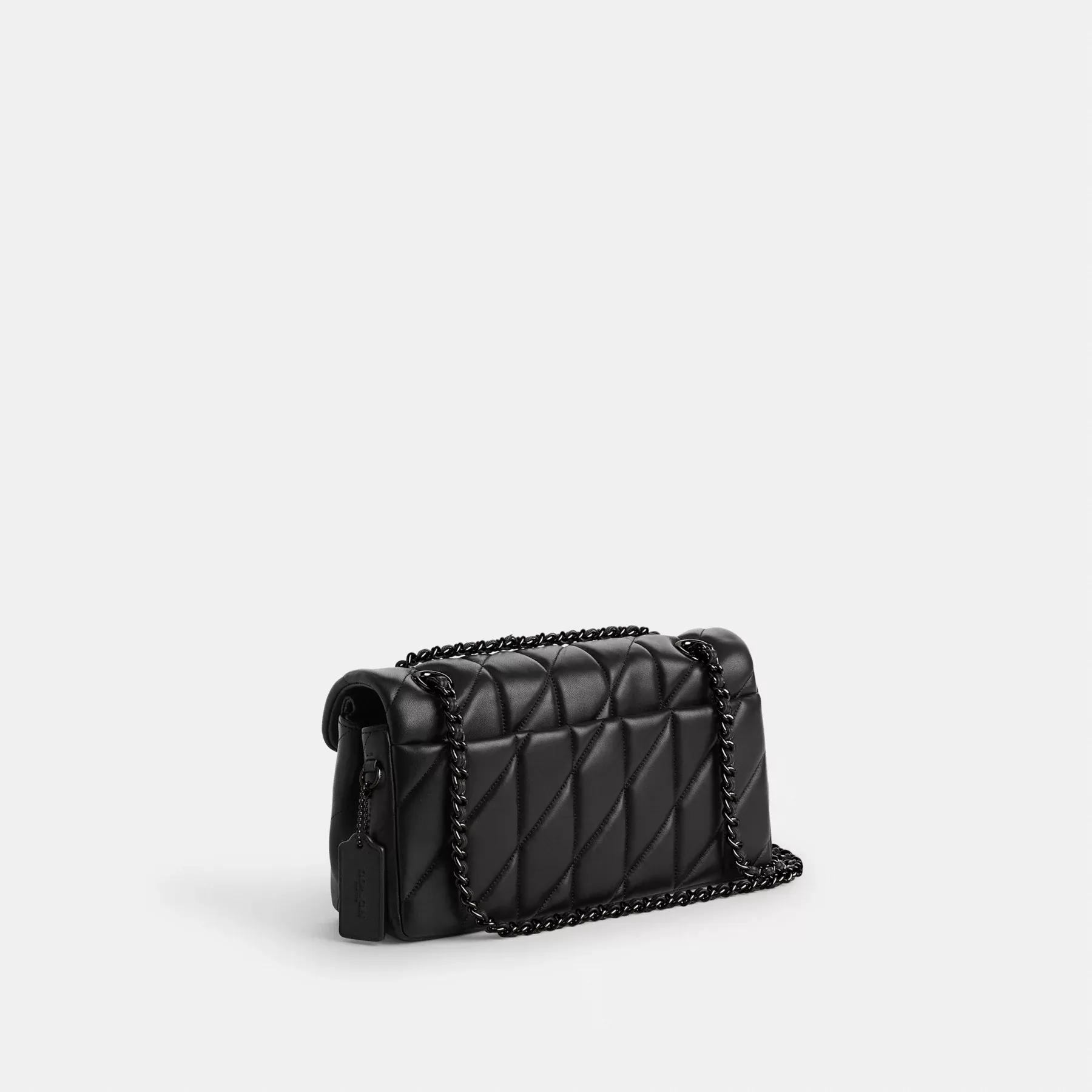 COACH Tabby Schultertasche 26 mit Kissensteppung Schwarz