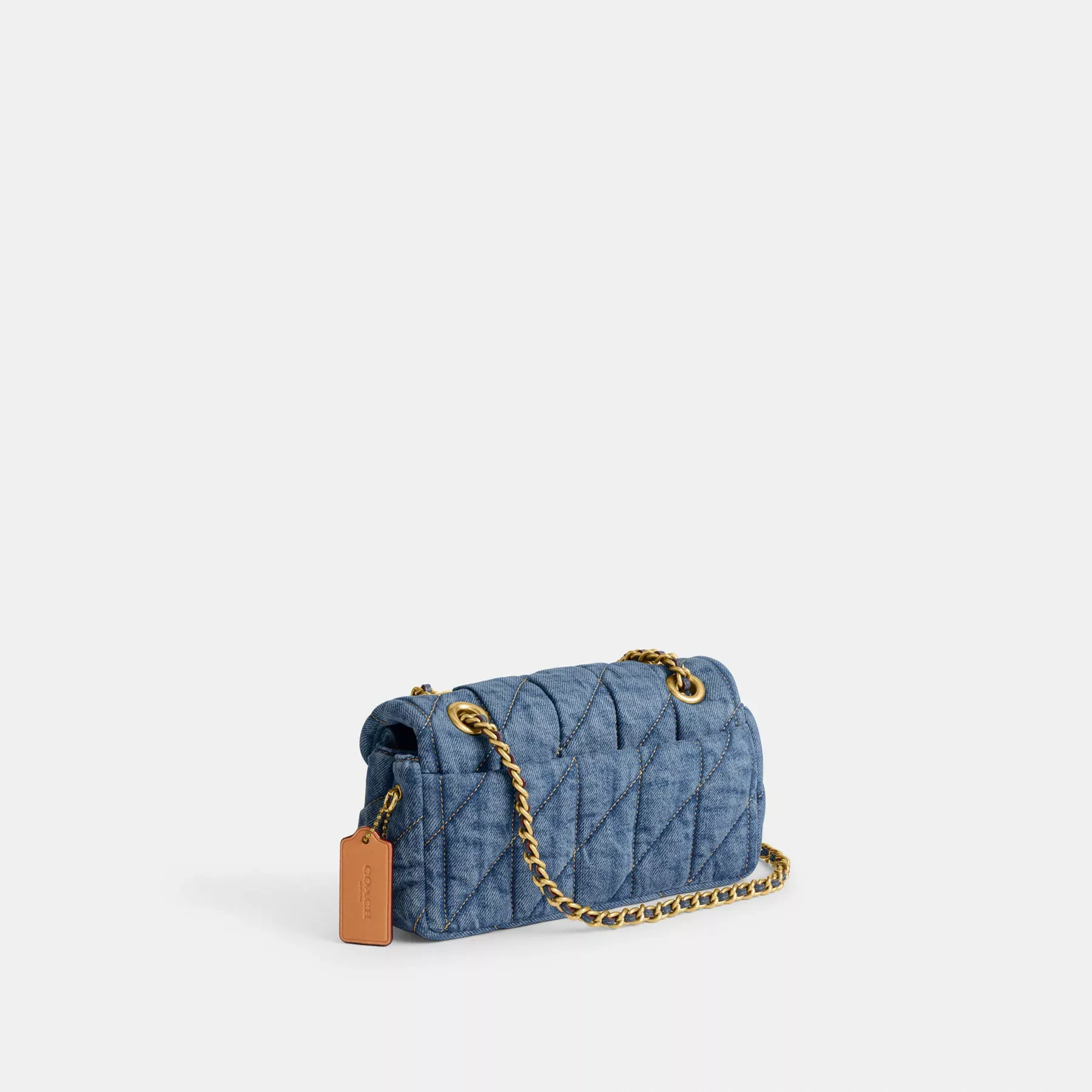 COACH Tabby Umhängetasche 20 mit Steppung Indigo