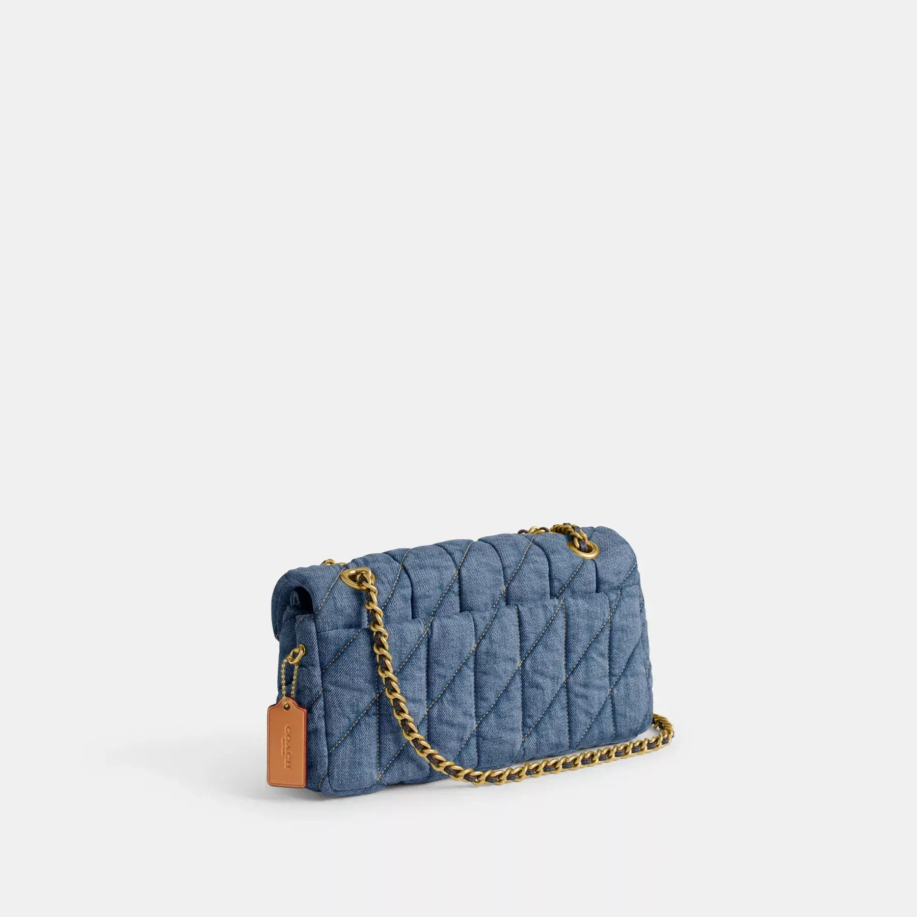 COACH Tabby Umhängetasche 26 mit Steppung Indigo