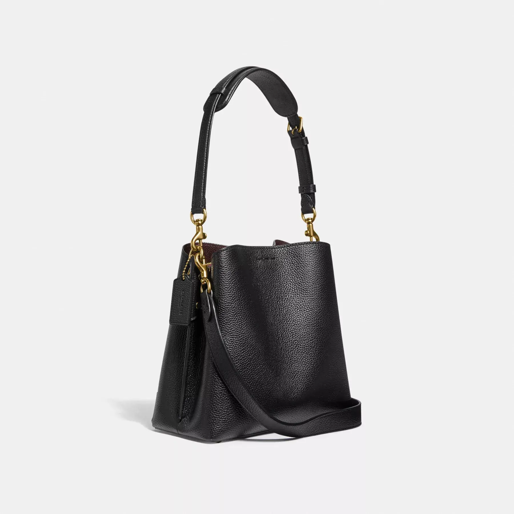 COACH Weiden-Beuteltasche Schwarz