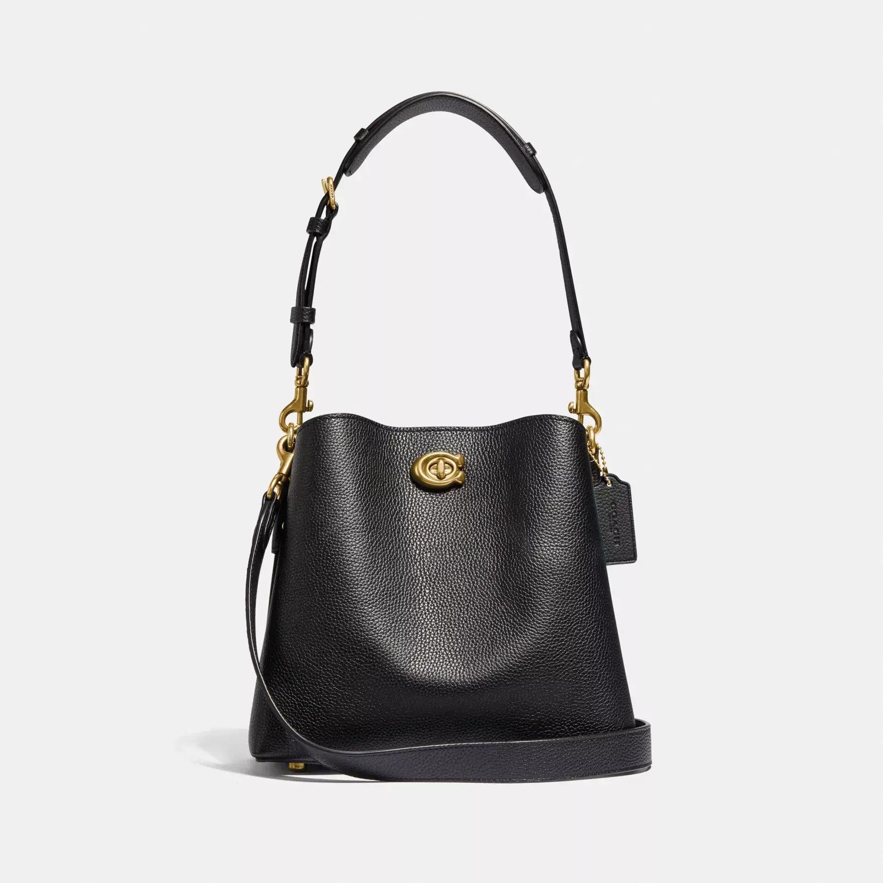 COACH Weiden-Beuteltasche Schwarz